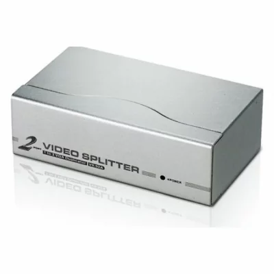ATEN  Vga Splitter 2 Port Vga Video Splitter 350 Mhz Argent&eacute;