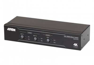 ATEN  VM0202HB - commutateur video/audio - Montable sur rack