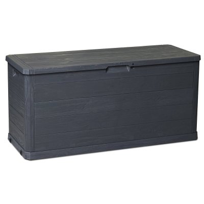  Atmosphera - Coffre de rangement 280 Litres -116,5 x 55,6 cm - Gris