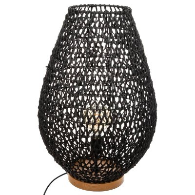 ATMOSPHERA  Cr&eacute;ateur d'int&eacute;rieur - Lampe &agrave; Poser Design Etel 55cm Noir
