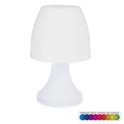JARDIDECO ATMOSPHERA CREATEUR D'INTERIEUR Lampe &agrave; poser led multicolore (H.27cm)