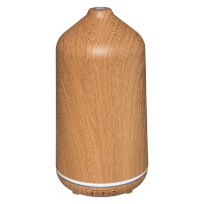 LE COMPTOIR DE LA BOUGIE Atmosphera Diffuseur d'huiles essentielles, effet bois 250ml  - Blanc