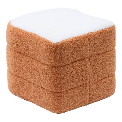 ATMOSPHERA  for Kids - Pouf Enfant Design ""Toast"" 38cm Beige