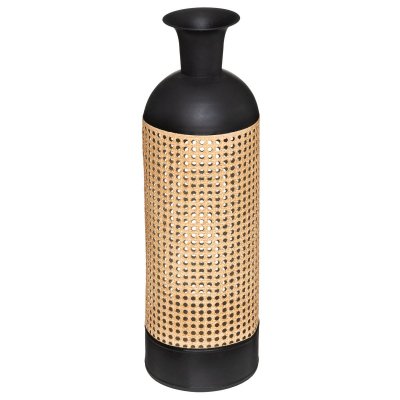 ATMOSPHERA  - Grand Vase Arbela en M&eacute;tal Cannage H 60,5 cm