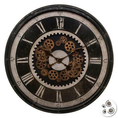 Atmosphera - Grande Pendule Murale Style R&eacute;tro et Vintage D 76 cm