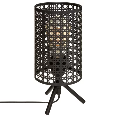ATMOSPHERA  Katel Lampe de Bureau Noir H 28 14 x 28 cm