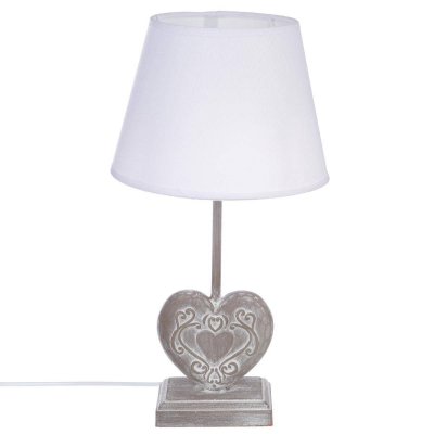 ATMOSPHERA  - Lampe Prati - bois H49 cm cr&eacute;ateur d'int&eacute;rieur - Taupe