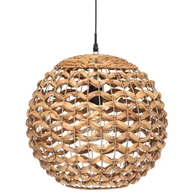 ATMOSPHERA  - Luminaire Suspension en Jacinthe naturel D 38 cm Beige