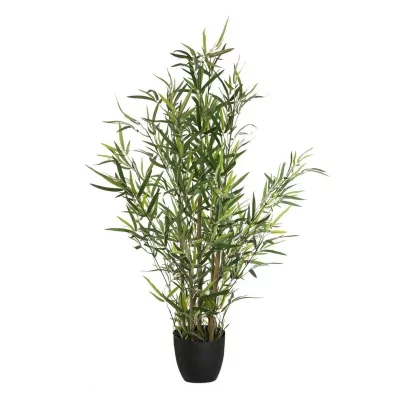 ATMOSPHERA  - Plante Artificielle Bambou en Pot Hauteur 90 cm