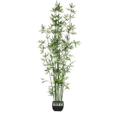 Atmosphera - plante artificielle bambou pot en c&eacute;ramique h 180 cm