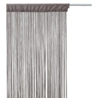 Atmosphera - Rideau fils - 90 x 200 cm - 90 x 200 - Gris