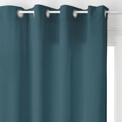 Atmosphera - Rideau Lilou - 140 x 260 cm - Bleu canard - Lilou