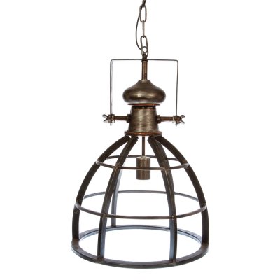 ATMOSPHERA  - Suspension en fer Factory - Diam. 40 cm - Etain