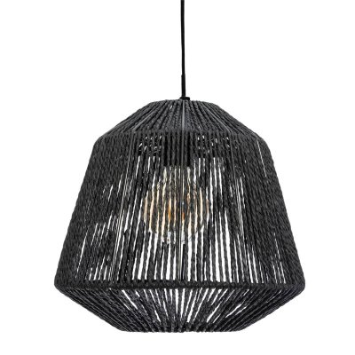 ATMOSPHERA CREATEUR D INTERIEUR Atmosphera Suspension ""Jily pouces noire, corde D29 cm