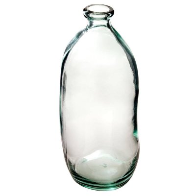 PARIS PRIX Atmosphera - Vase Bouteille en Verre recycl&eacute; H73 - Transparent