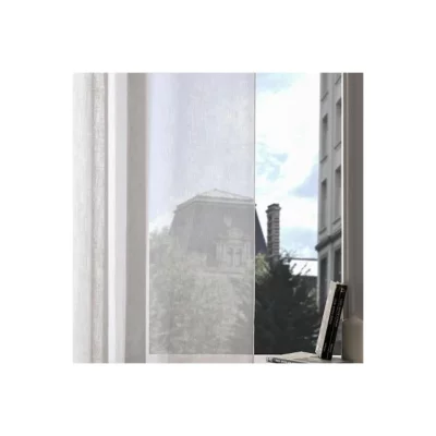 Atmosphera - Voilage blanc Fred 140x240 cr&eacute;ateur d'int&eacute;rieur - Blanc