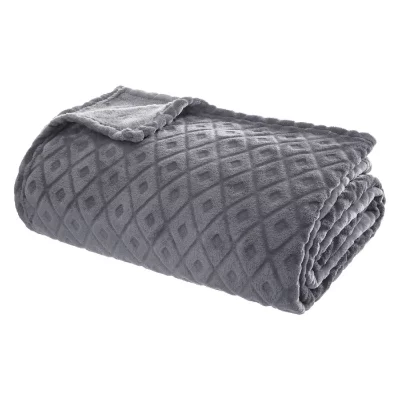 Atmosphera Winter Rhombus 230x180 Cm Blanket Gris