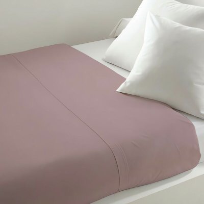 SOLEIL D OCRE Atmosph&egrave;re Zzz Drap Plat, Rose, 260 x 300 cm