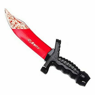 ATOSA  25821 Couteau Halloween Unisexe Adulte Noir/Rouge