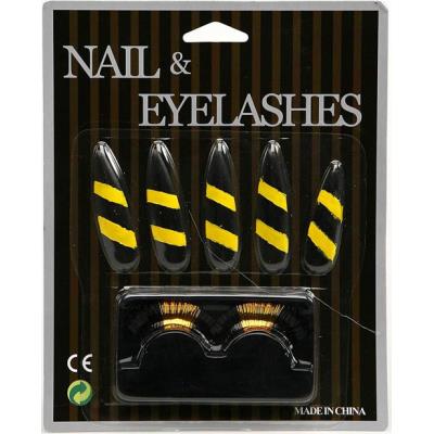 ATOSA  - 7637 - Set Ongles Et Faux Cils Dessin Abeille
