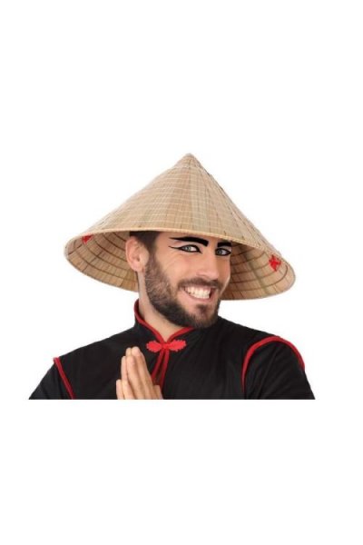 ANGEL TOMAS, SA ATOSA Chapeau de paille oriental - Beige