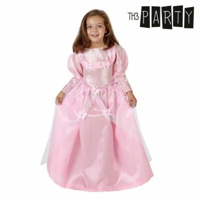 TH3 PARTY Atosa Children&acute;s Girl Princess Butterflies Custom Rose 3-4 Years