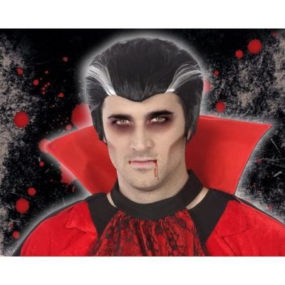 ANGEL TOMAS, SA Atosa Halloween Vampire Tup&eacute; Moreno Canas Wig Rouge