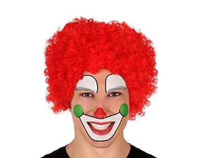 ATOSA  perruque clown rouge 31791