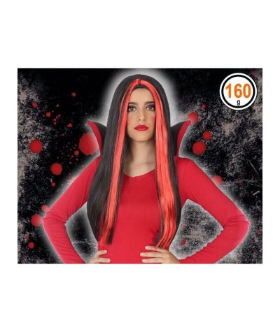 ATOSA  - Perruque vampire Adultes Femmes - Rouge