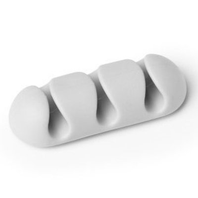 DURABLE Attache-c&acirc;ble adh&eacute;sif  Cavoline Clip 3 - Gris (paquet 2 unit&eacute;s)
