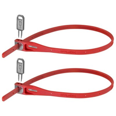 HIPLOK Attache de c&acirc;ble  Z-LOK - 40cm Rouge C&acirc;bles antivol