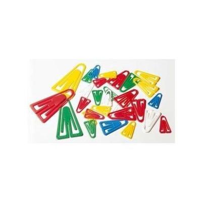 MANUTAN Attache lettre 27mm plastique couleur assortie - boite de 100