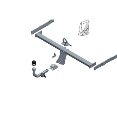 BRINK Attelage ''boule'' D&eacute;montable Avec Outils  608300