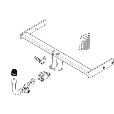 BRINK Attelage ''col De Cygne'' D&eacute;montable Sans Outils  492900