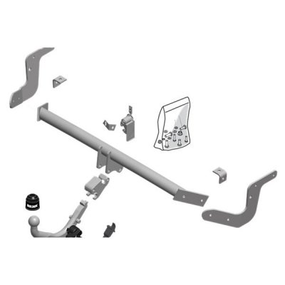 BRINK Attelage ''col De Cygne'' D&eacute;montable Sans Outils  578100