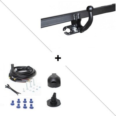 FORD Attelage  Focus C-Max (10/03-) Col de cygne + faisceau universel 7 broches