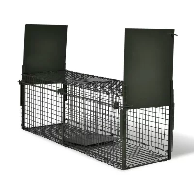 VIDAXL Attrape &agrave; animaux avec 2 portes