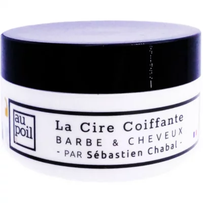 AU POIL  la Cire Coiffante Barbe & Cheveux par S&eacute;bastien Chabal