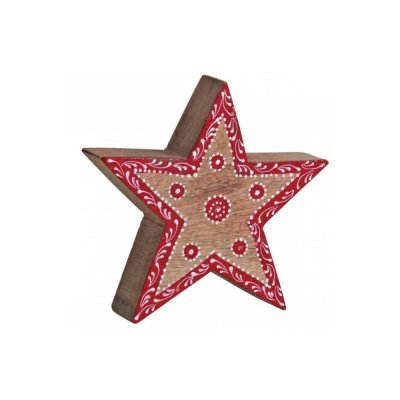 Aubry Gaspard - &Eacute;toile en manguier rouge et blanche