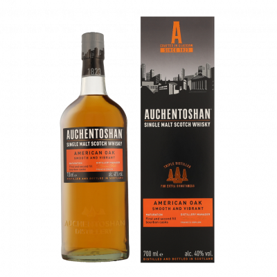 AUCHENTOSHAN  American Oak 70cl Whisky + Coffret cadeau