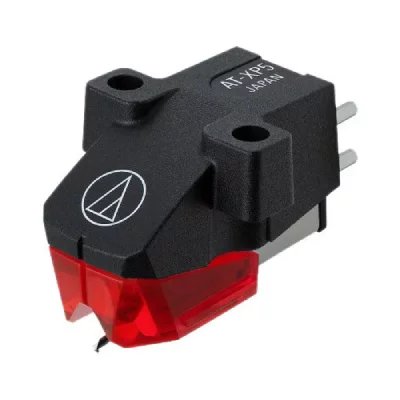 AUDIO TECHNICA  ATXP5 DJ Cartridge with Elliptical Bonded Stylus 1/2"" Mount (Black/Red)
