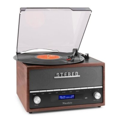 AUDIZIO  Frisco Retro Record Player DAB+ Radio - Platines disque