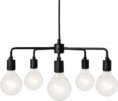 AUDO  - Leonard Chandelier &agrave; bras, noir (MENU)