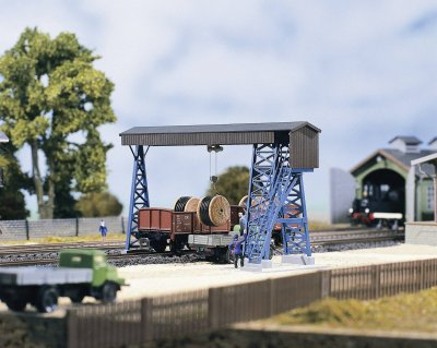 AUHAGEN  - 13308 - Mod&eacute;lisme Ferroviaire - B&acirc;timent - Grue De Chargement
