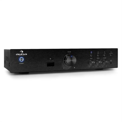 AUNA  AV2-CD508BT Ampli HiFi AUX Bluetooth -noir