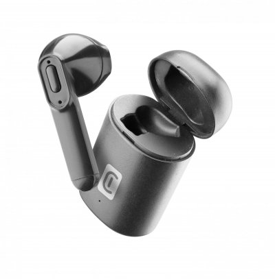 CELLULARLINE Auricolari microfono bluetooth Cellular Line Mono Capsule con Box di ricarica