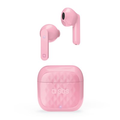 SBS Auriculares magneticos  teearairfreetwsbtp inalambricos rosa TEEARAIRFREETWSBTP