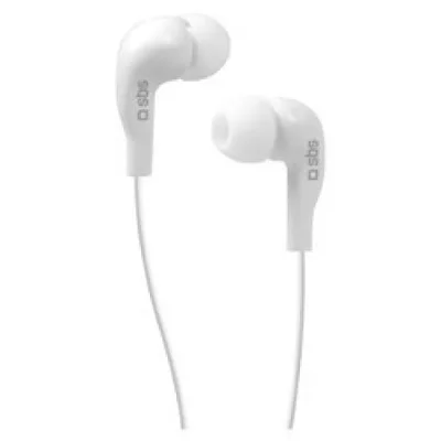 SBS Auriculares  teinearwl blanco jack 3.5mm TEINEARWL