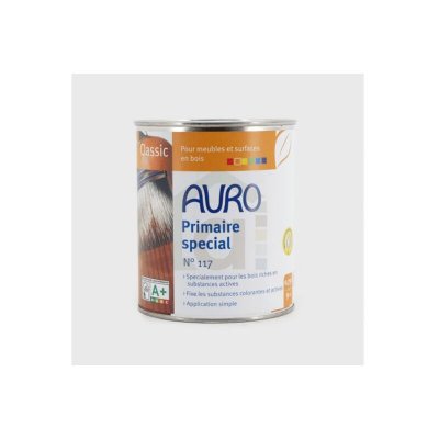 AURO  - Primaire Sp&eacute;cial pour bois 0.75L - N&deg;117
