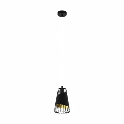 EGLO Austell plafonnier wire frame noir